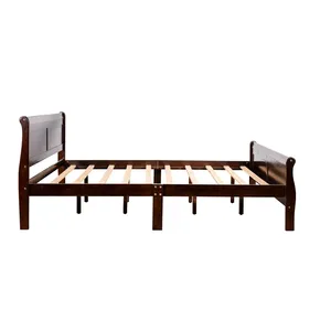 Queen Bed Good Standard Bedroom Furniture Solid Wood Queen Size Adult Double Bed Frame Best Price