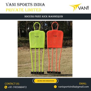 Haute qualité PVC Construction 180cm pliable football coup franc cible Mannequin équipement d'entraînement prix de gros inde - Product Image 2