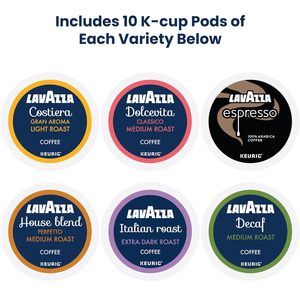 Paquete Variado de Café Lavazza, Cápsulas K-Cup Individuales para Keurig, 60 Unidades - Product Image 2