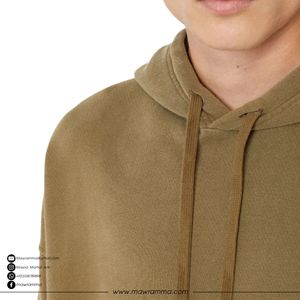 Sudadera con Capucha Oversize Unisex de Invierno, 100% Algodón, Forro Polar Grueso, con Logotipo Personalizado, Apliques Bordados, Bolsillo Estampado - Product Image 3