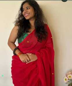 Sari indien en coton khadi pur pour femmes de qualité supérieure avec un travail lourd de gini et de belles franges pour les occasions spéciales - Product Image 3