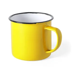 Tazza in Metallo Vintage Wilem, Gadget Personalizzato per Bevande Promozionali - Product Image 1