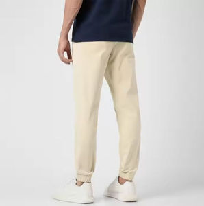 Pantalones Deportivos de Lona 100% Algodón para Hombre, Talla Grande, con Logotipo Personalizado, Cintura Elástica, Cintura Media, Casuales, de Secado Rápido y Transpirables - Product Image 3