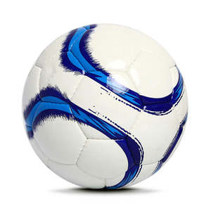 Balón de Fútbol de Servicio OEM, Material de Cuero, Venta Caliente, Impresión de Logotipo Personalizado, Balón de Fútbol Pakistaní, Tamaño 5, Máquina - Product Image 1