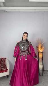 ชุดเดรสอัฟกานิแบบสั่งตัดได้ ดีไซน์ล่าสุด สำหรับผู้หญิง ชุดเดรสวินเทจสไตล์ชนเผ่ากุจิ ชุดเดรสอินเดียสไตล์บันจารา ชุดเดรสอานาร์กาลีสำหรับเด็กผู้หญิง - Product Image 5