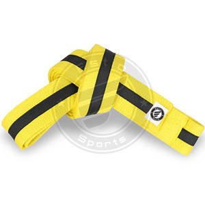 Nuevos cinturones de Karate al por mayor logotipo personalizado bordado artes marciales Taekwondo Karate Judo BJJ cinturones de Karate - Product Image 1