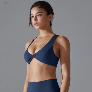 Sexy Breathable Sports Yoga Bra Quick Drying Sleeveless Fitness Sportswear Workout <b>Underwear</b> with Back Hollow-out Design - Product Image 4