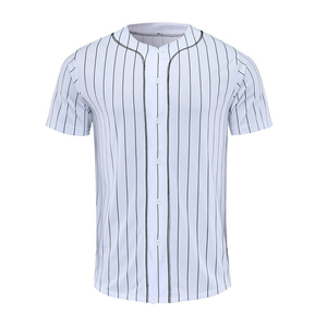 Maillot de baseball respirant grande taille 2025 de haute qualité avec logo personnalisé imprimé, léger, pour sports d'équipe, couleur personnalisée 100% - Product Image 1