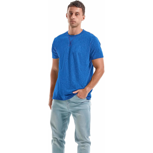 Camiseta Casual de Verano para Hombre, Moderna, Ligera, de Punto, Secado Rápido, Flexible, con Caída Suave, Textura Fluida, Transpirable, Cómoda para el Movimiento Diario, Suave - Product Image 1