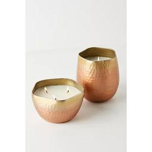 Pilares pequeños decorativos portavelas votivo de lujo, Juego de 2 tarros de decoración de boda, contenedor de cera de vela de buena calidad - Product Image 2