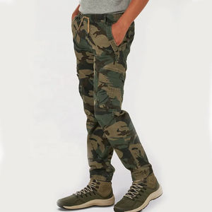 Pantalon cargo homme personnalisé à six poches, haute qualité, 100% coton, respirant, gris, Cordura, léger, style décontracté, plat pour - Product Image 3