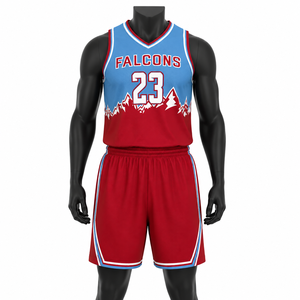 Conjunto de Camisetas de Baloncesto Personalizadas para Hombre, Sublimadas, Cuello en V, Sin Mangas, Transpirables, Uniformes de Equipo con Número 23 y Nombre en la Espalda - Product Image 5