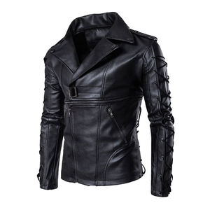 Chaqueta de Invierno 2025 para Hombre, de Cuero Genuino de Alta Calidad, con Cuello Alto, Estilo Urbano - Product Image 2