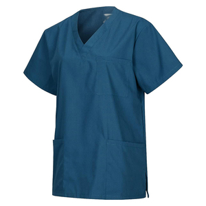 Ensemble de blouses à manches courtes unisexes et pantalons à cordon de serrage, tenues médicales, tissu doux, vêtements d'hôpital, respirant et confortable - Product Image 2