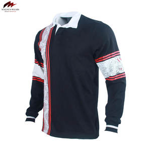 Conçu sur mesure hommes Rugby Jersey respirant Polyester à manches courtes équipe de sport porter de bonne taille haute Sublimation Football Shirts - Product Image 2