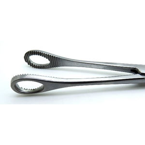 Fórceps de sujeción de esponja con mordazas dentadas Herramienta quirúrgica de acero inoxidable para agarre mejorado al por mayor - Product Image 4