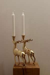 Bougeoir en métal à hauteur réglable en laiton pour la décoration de la maison pour les événements sacrés - Product Image 3