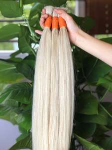 Extensions de cheveux humains Cheveux slaves Russie Couleur Cheveux lisses soyeux 613C avec prix de gros meilleure qualité - Product Image 6