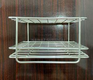 Support de tube à essai en acier inoxydable personnalisé professionnel avec support de tube d'essai de laboratoire de trous carrés 48X48 - Product Image 3