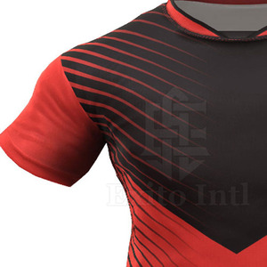 Uniformes de Rugby al por Mayor 2026, Trajes de Equipo de Alta Calidad, Transpirables, de Secado Rápido, Manga Corta, Color Personalizado, 100% Poliéster - Product Image 3