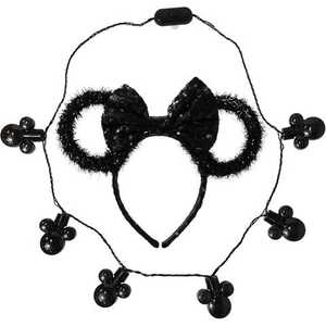 Ella. Diadema de Minnie Mouse y collar LED personalizado para niños - Regalo de animalitos adorables - Product Image 1