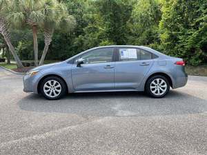 Clean Used Cor-olla Hybrid LE FWD 4Doors Fabric Seats Engine Automatic Transmission <b>Bluetooth</b> ACC R17 Left Dark Rear - Product Image 2