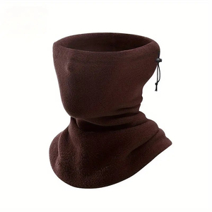 Vente en gros de cagoule en polaire chauffante hiver froid extrême unisexe femmes hommes sport écharpe thermique en polaire Snood cache-cou masque facial - Product Image 4