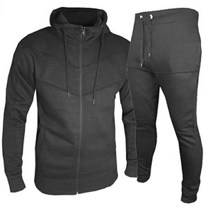 Vêtements de sport pour hommes en gros, en coton 100 % uni, avec cordon de serrage, logo personnalisé OEM, expédition prête, vêtements d'entraînement sportif - Product Image 2