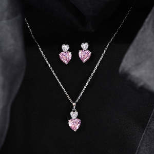 Compre en Línea Conjuntos de Pendientes de Plata de Ley 925 de Primera Calidad para Bodas - Product Image 2