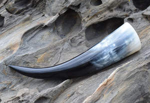 Elegant Premium Quality Buffalo Horn Tankard Custom Engraved Logo Handcrafted Viking <b>Mug</b> with Handle for Office Use Made India - Product Image 5