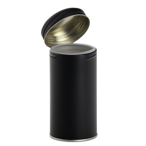 <b>Spice</b> <b>Jar</b> Screw Cap Cans 63/120 Black Matte 340 Ml BPA-Free - Product Image 1