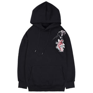 Sudadera con Capucha de Forro Polar para Hombre, Color Negro, para Invierno, con Tela Suave y Transpirable, Ajuste Cómodo, Costuras Duraderas y Diseño Casual Moderno - Product Image 1