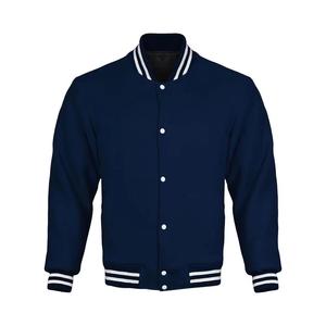 Veste universitaire décontractée de qualité supérieure col montant veste tricotée d'hiver logo personnalisé taux d'usine tendance design de mode - Product Image 2