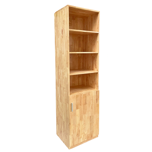 KS68149 4-Tier Standing Type Rubber Wood Cabinet Drawers Home Storage Office Organizer for Living Room Tableware Easy - Product Image 1