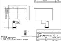 Écran LCD TFT de 10,33 pouces avec angle de vision pour utilisation en véhicule, résolution 800x480, type TFT