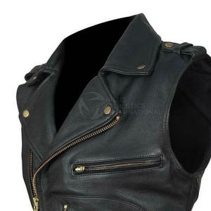 Chaleco de cuero para mujer Best Edition New Quality Low Rate Chaleco de cuero para mujer New Design Customer Demand - Product Image 2