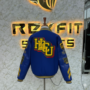 Chaqueta de hombre de lana y seda de moda de tendencia de calidad superior con cierre de botón cubierto chaquetas versity chaquetas Lettermen - Product Image 5