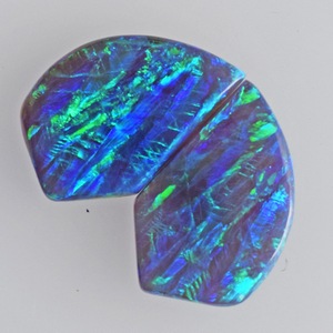 Pendientes de diseño con forma de lujo, cabujones de 3 CTW de 15x10x2 MM, joyería emparejada, par de fabricantes de gemas de ópalo de diseño, par hecho a mano - Product Image 2