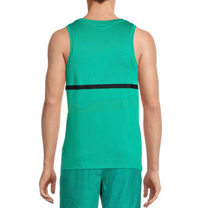 Camiseta sin mangas de gimnasio para hombre de talla XL más vendida, ropa de Fitness informal de etiqueta privada de alta calidad, algodón transpirable con decoración estampada - Product Image 3