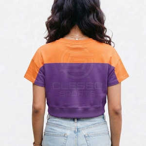 Tops Cortos Casuales para Mujer, Ropa Deportiva de Moda para Entrenamiento Físico, Correr, Ejercicio, Gimnasio, Recreación al Aire Libre, Estilo de Vida Diario - Product Image 3