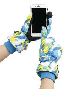 Guantes de Esquí y Snowboard para Hombre Rabixo de Alta Calidad, Aislantes, Impermeables, de Cuero Personalizado con Calefacción - Product Image 4