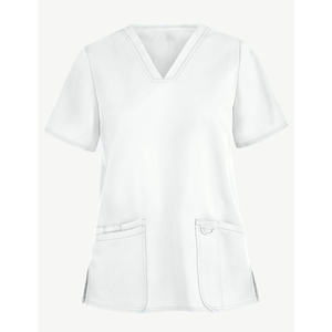 Pedido a granel Mujeres Conjuntos de uniformes Cintura elástica Pantalones cargo Doctor Enfermera Logotipo personalizado Hospital médico Venta al por mayor Conjuntos de médicos de bajo precio - Product Image 2
