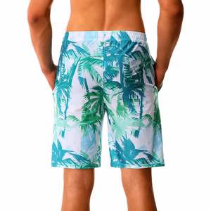 กางเกงขาสั้นชายหาดเอวยางยืด แห้งเร็ว ระบายอากาศได้ดี เป็นมิตรกับสิ่งแวดล้อม คุณภาพสูง ราคาขายส่ง สำหรับผู้ชาย สวมใส่ได้ในช่วงฤดูร้อน - Product Image 3
