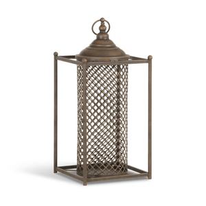 Moderno estilo marroquí hecho a mano hierro/SS/latón abierto superior portavelas linterna para bodas Navidad decoración del hogar - Product Image 1