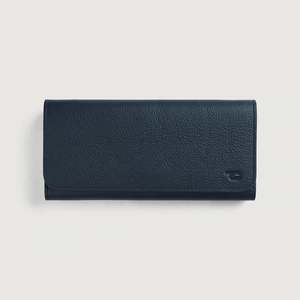 Genuine Leather RFID Ladies Fold <b>Long</b> <b>Wallet</b> with Bohemian Vintage Style - Product Image 1
