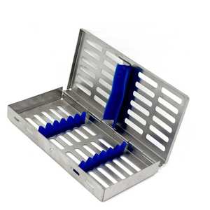 Juego de 4 Instrumentos Quirúrgicos Alemanes Surtidos, Casete de Esterilización en Autoclave, Kit Profesional de Acero Inoxidable SURGINEXA - Product Image 3