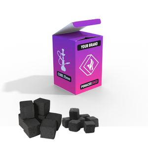 ถ่าน Shisha พรีเมี่ยมกะลามะพร้าวธรรมชาติถ่านอัดก้อนขายส่งปรับแต่งโรงงาน OEM ฉลากส่วนตัวอินโดนีเซีย - Product Image 1