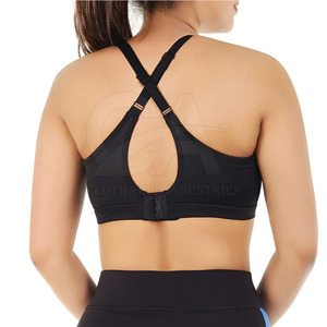Sujetador deportivo transpirable con espalda cruzada para mujer, sujetador de entrenamiento de moda con espalda cruzada, ropa deportiva para fitness, yoga y running. - Product Image 3