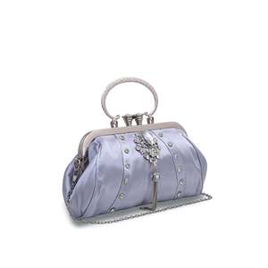 <b>Silver</b> Fancy <b>Clutch</b> - Product Image 2