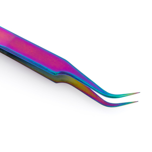 Pince à épiler professionnelle féminine en acier inoxydable pour cils, outils de beauté de qualité multicolore pour l'extension de cils de volume - Product Image 6